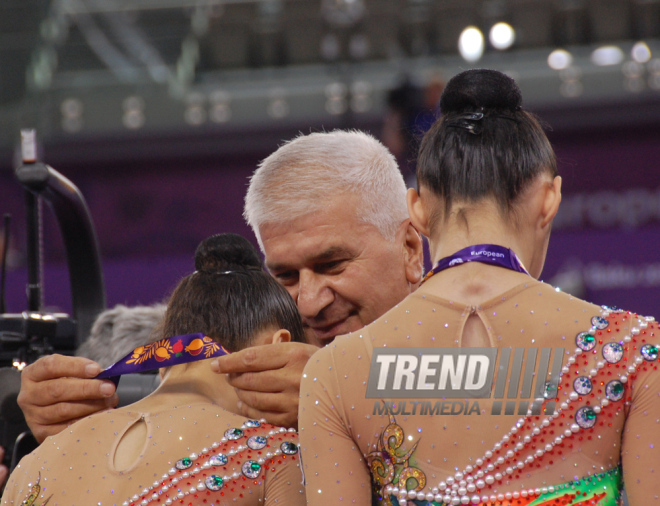 Bədii gimnastika çoxnövçülük üzrə qrup yarışları. Bakı, Azərbaycan, 17 iyun 2015